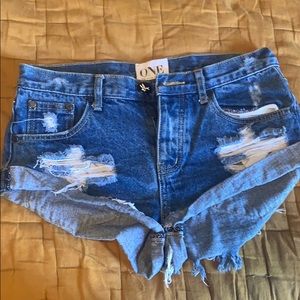 One Teaspoon bandit shorts